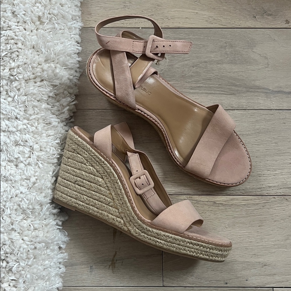 NWT Banana Republic Espadrille Wedge Sandal - Picture 3 of 9